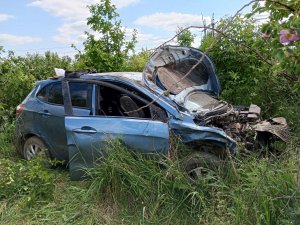 В Задонском районе в ДТП пострадала пассажирка съехавшей с дороги иномарки