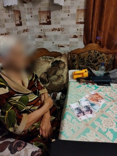 В Задонском районе раскрыта кража денежных средств у пенсионерки